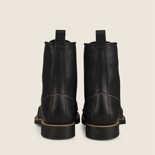 Bottes Red Wing Heritage - Silversmith - Short Boundary Cuir - Noir - Femme 145NQTACX